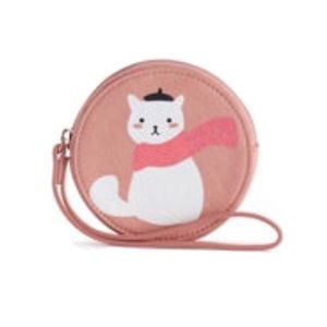 Lauren Conrad Pink Cat Circle Wristlet